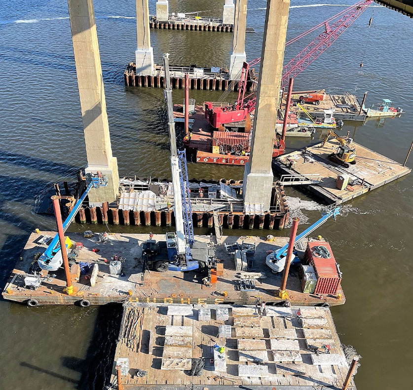 Fender System Repairs and Structural Improvements to the Newark Bay Bridge